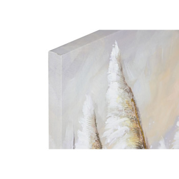 Canvas Home ESPRIT Canvas MDF Wood 80 x 3 x 80 cm,,,