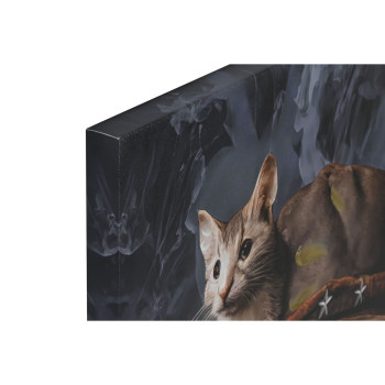 Canvas Home ESPRIT Canvas MDF Wood 60 x 3 x 90 cm,,,