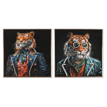 Canvas Home ESPRIT polystyrene Canvas 60 x 3,5 x 60 cm,,,