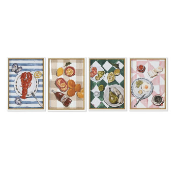 Painting Home ESPRIT Crystal MDF Wood 50 x 2,5 x 70 cm,,,