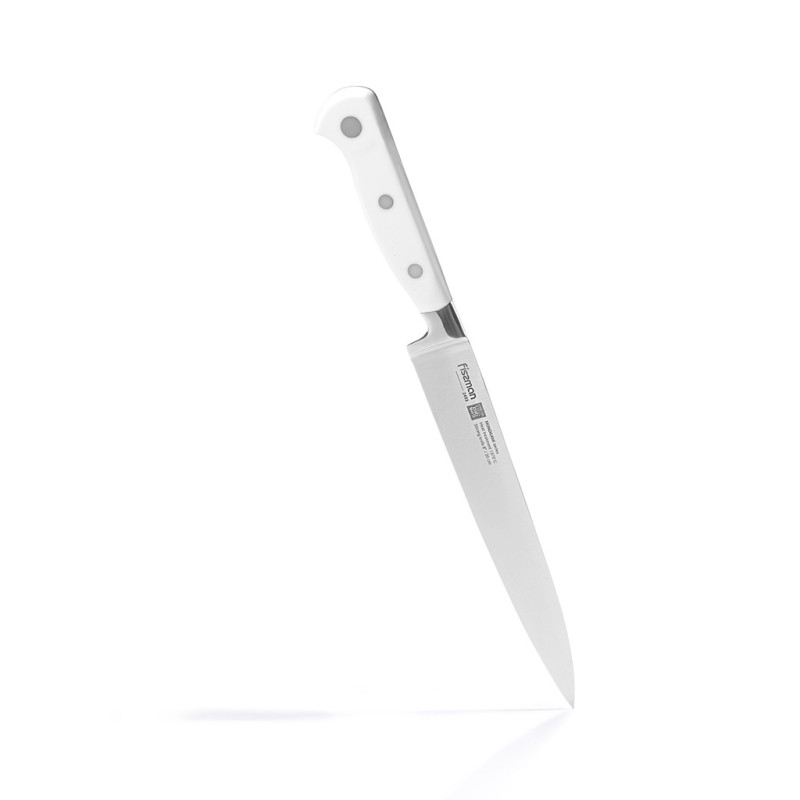 8" Slicing knife MONOGAMI (X50CrMoV15 steel), WHITE