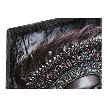 Canvas DKD Home Decor Canvas MDF Wood 30 x 1,8 x 40 cm,,,