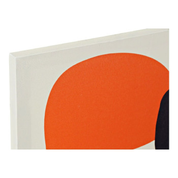 Canvas DKD Home Decor Circle Art Pinewood Canvas 40 x 1,8 x 50 cm,,,