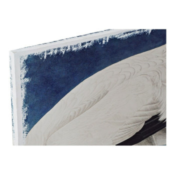 Canvas DKD Home Decor Heron Pinewood Canvas 50 x 1,8 x 70 cm,,,