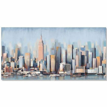 Canvas DKD Home Decor Canvas MDF Wood 120 x 3 x 60 cm,,,
