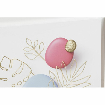 Canvas DKD Home Decor Canvas MDF Wood 40 x 1,8 x 40 cm,,,