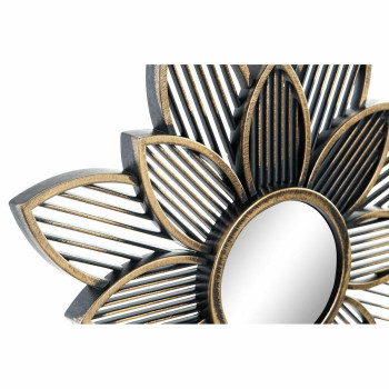 Набор зеркал DKD Home Decor Зеркало Шампанское Позолоченный PP 2 штук (25 x 1 x 25 cm)