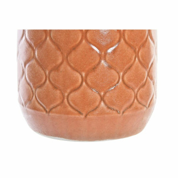 Vaza DKD Home Decor Porcelianas Oranžinė Žalia (20 x 20 x 35 cm) (2 vnt.),,,