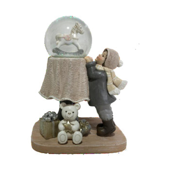 Jõuluehe DKD Home Decor Vaik (12,5 x 9,5 x 16 cm) (2 Ühikut),,,