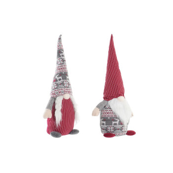 Jõuluehe DKD Home Decor Päkapikk Polüester (24 x 14 x 58 cm) (2 Ühikut),,,
