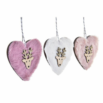 Jõuludekoratsioonide komplekt DKD Home Decor Polüester (22 x 8 x 1 cm) (3 Ühikut),,,