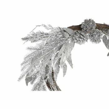 Jõulupärg DKD Home Decor Metall Polüester (50 x 6 x 40 cm) (2 Ühikut),,,