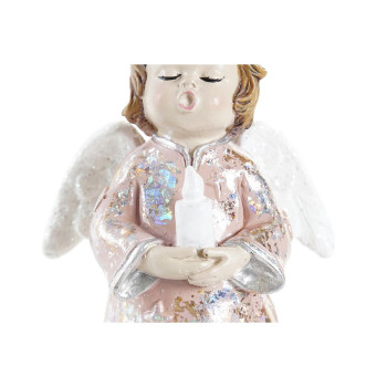 Kalėdų papuošalai DKD Home Decor Derva Angelas (7 x 5 x 13 cm) (2 vnt.),,,