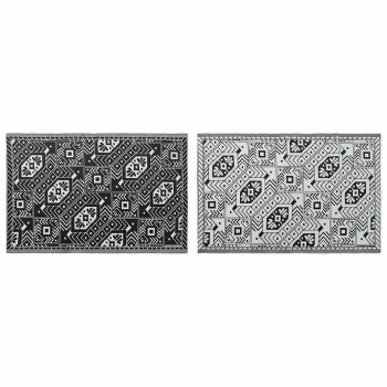 Kilimas DKD Home Decor Balta Juoda Etninis (2 vnt.) (120 x 180 cm),,,