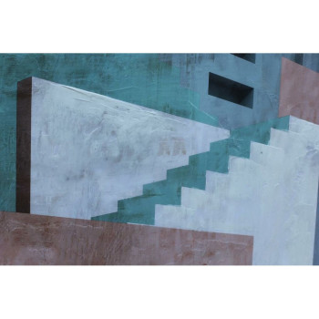 Canvas DKD Home Decor Canvas MDF Wood 70 x 1,8 x 50 cm,,,