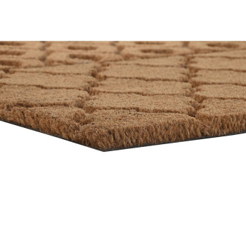 Durų kilimėlis DKD Home Decor Ruda Guma Kokosas (75 x 45 x 2,3 cm) (2 vnt.),,,
