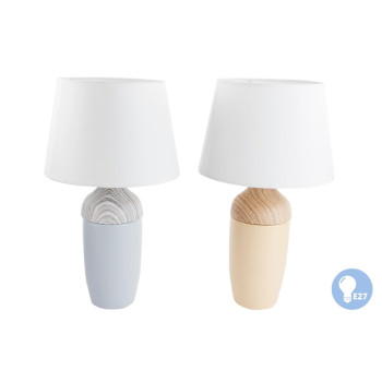 Stalinė lempa DKD Home Decor Keramikinis Ruda Tamsiai mėlyna (2 vnt.),,,
