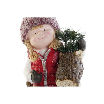 Kalėdų papuošalai DKD Home Decor Spalvotas Berniukai 18 x 24 x 45 cm (2 vnt.),,,