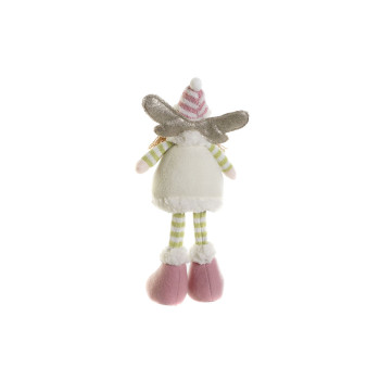 Kalėdų papuošalai DKD Home Decor Spalvotas Elfas 13 x 7 x 35 cm (3 vnt.),,,