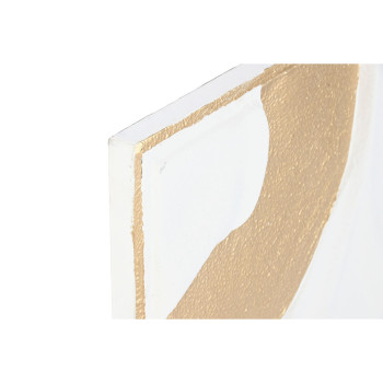 Wall Decoration Home ESPRIT White Golden Modern 48 x 2,5 x 80,5 cm (2 Units),,,