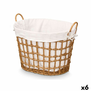 Krepšys Kipit HX30564 Natūralus Poliesteris Audinys polipropileno Geležis Plastmasinis 50 % medvilnė (6 vnt.),,,