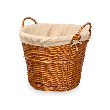 Basket Kipit HX31037 Natural Polyester wicker Cloth 50 % cotton (6 Units),,,