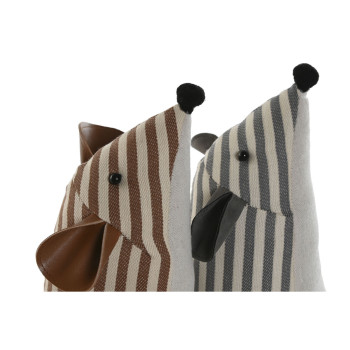 Door stop Home ESPRIT Polyester 13 x 13 x 26 cm (2 Units),,,