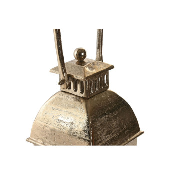 Фонарь Home ESPRIT Позолоченный Алюминий Стеклянный Vintage 17 x 17 x 59 cm
