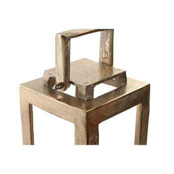 Latarnia Home ESPRIT Kuldne Alumiinium Kristall Kaasaegne 15 x 15 x 59 cm,,,