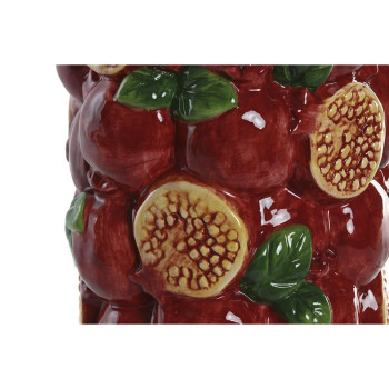 Vase Home ESPRIT Green Maroon Ceramic 21 x 21 x 30 cm,,,