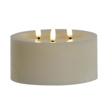 LED Žvakė Home ESPRIT Rusvai gelsva 15 x 15 x 7 cm (AA),,,