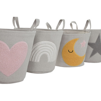 корзина Home ESPRIT Разноцветный (4 штук)