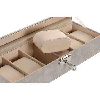 Dėžutė Home ESPRIT Pilka Tamsiai pilka Poliuretanas Medžio MDF 30 x 10 x 8 cm,,,