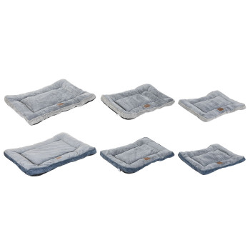 Pet bed Home ESPRIT Blue Grey Light grey 85 X 70 X 8 CM 2 Units,,,
