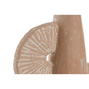 Vaza Home ESPRIT Šviesiai rudas Degtas molis Natūralus 24 x 12 x 36 cm,,,