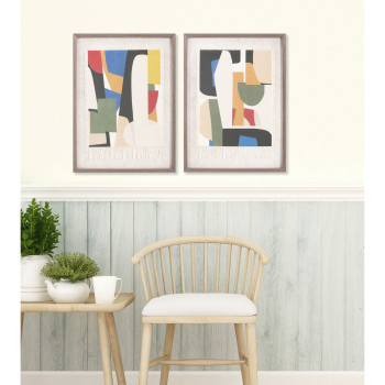 Painting 3D Home ESPRIT polystyrene 42,4 X 3 X 57 CM,,,