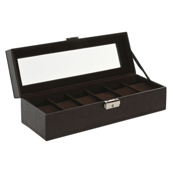 Ehteaegas Home ESPRIT Beež Tumepruun Polüuretaan Kristall Puit MDF 30 x 10 x 8 cm,,,