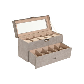 Ehteaegas Home ESPRIT Hall Polüuretaan Kristall Puit MDF 27,5 x 11 x 15 cm,,,