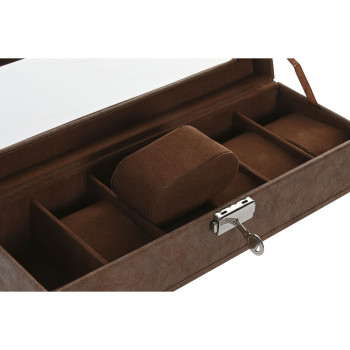 Ehteaegas Home ESPRIT Pruun Polüuretaan Kristall Puit MDF 30 x 10 x 8 cm,,,
