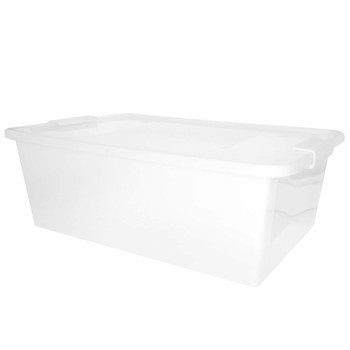 Контейнер для хранения с крышкой Curver Белый Пластик 26 L 55 x 19 x 35 cm (7 штук)