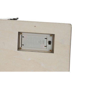 Jõuluehe DKD Home Decor Punane Heleroosa 23,5 x 11 x 20,5 cm (2 Ühikut),,,