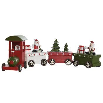 Kalėdų papuošalai DKD Home Decor Raudona Žalia 35,5 x 5 x 8,8 cm (2 vnt.),,,