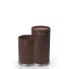 Kitchen knife and utensil organizer 11x22+11x17 cm, WOOD (plastic)