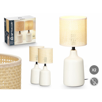 Laualamp Valge 60 W 2 Ühikut,,,
