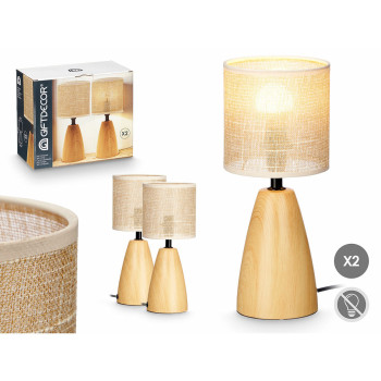 Laualamp Pruun 60 W 2 Ühikut,,,