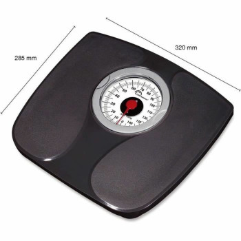 Skaitmeninės vonios kambario svarstyklės Little Balance 8727 Juoda Plastmasinis 150 kg,,,