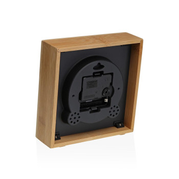 Stalinis laikrodis Versa Juoda Minimalistinis,,,