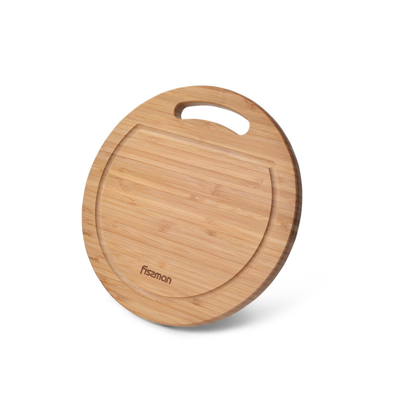 Cutting board round 25x25x1.9 cm (bamboo)