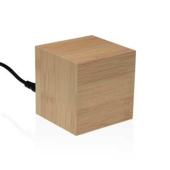 Modinātājpulkstenis Versa Koks MDF Minimālists 6,4 x 6,3 x 6,4 cm,,,