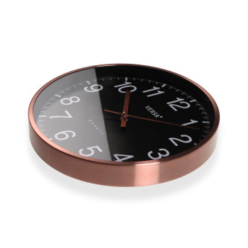 Sieninis laikrodis Versa Juoda Metalinis,,,